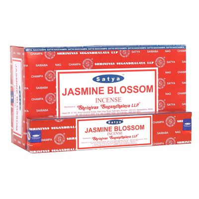 Jasmine Blossom Satya Incense Sticks 15g Box Of Twelve Special Offer